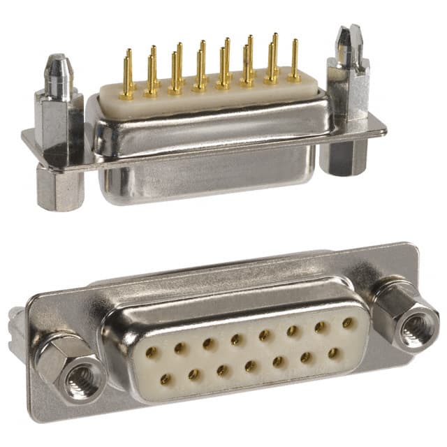 172-E15-213R911 CONN D-SUB RCPT 15P PNL MNT SLDR