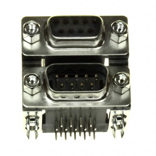 189-009-313R571 CONN D-SUB PLUG/RCPT 9P R/A SLDR