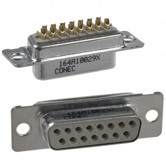 164A10029X CONN D-SUB RCPT 15POS SLDR CUP