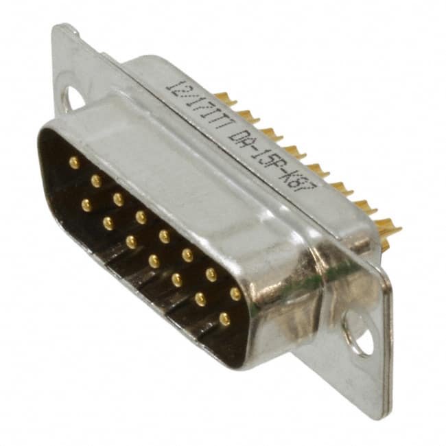 DA-15P-K87 CONN D-SUB PLUG 15POS PNL MNT