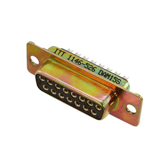 DAM-15S CONN D-SUB RCPT 15POS PNL MNT