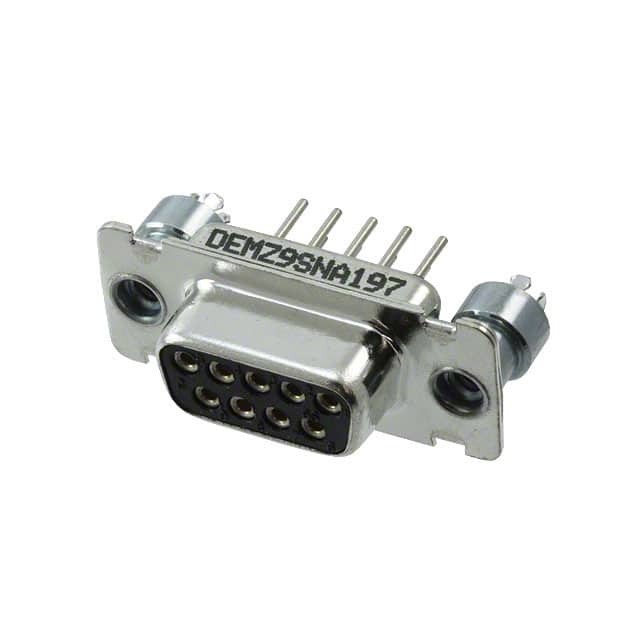 DEMZ-9S-N-A197 CONN D-SUB RCPT 9P PNL MNT SLDR