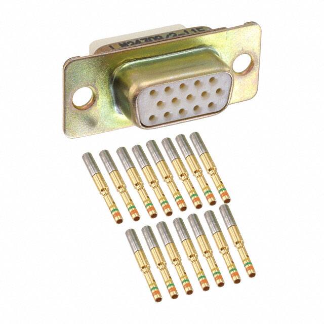 M24308/2-11F CONN DSUB HD RCPT 15POS PNL MNT