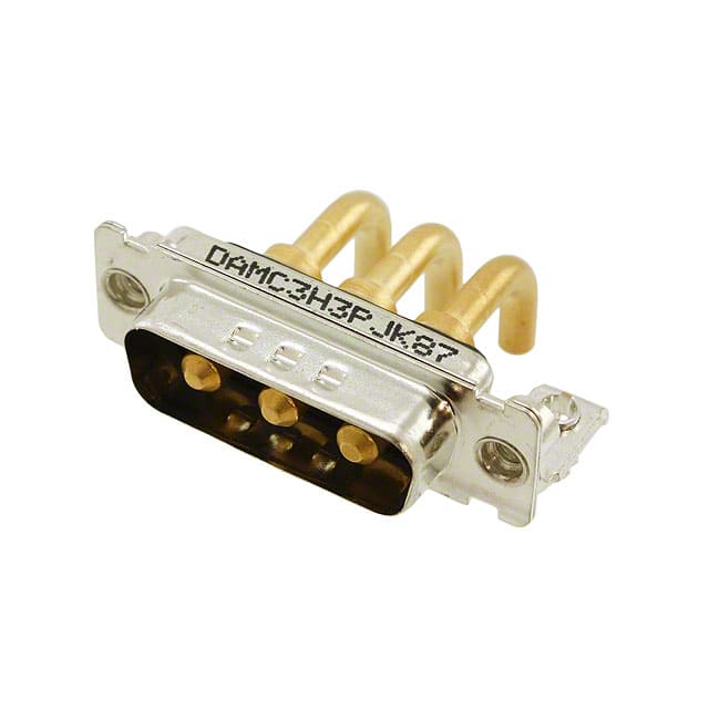 DAMC-3H3P-J-K87 CONN D-SUB PLUG 3POS R/A SLDR