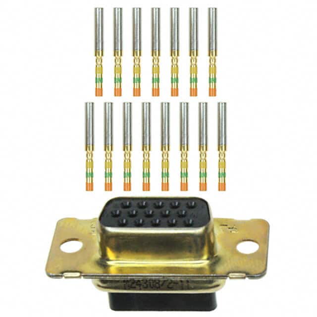 1757824-7 CONN D-SUB HD RCPT 15POS CRIMP