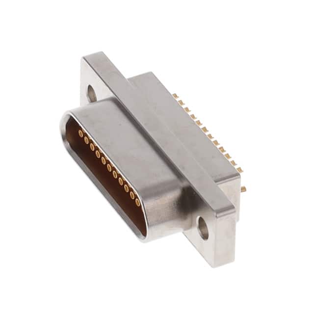 M83513/02-DC 25 POS RCPT SOLDER CUP CD PLTD