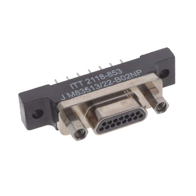 M83513/22-B02NP MICRO-D PLUG 15POS PCB, ELECTROL