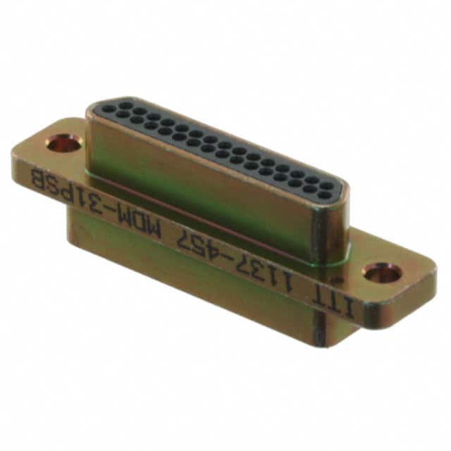 MDM-31PSB CONN MICRO-D PLUG 31POS PNL MNT