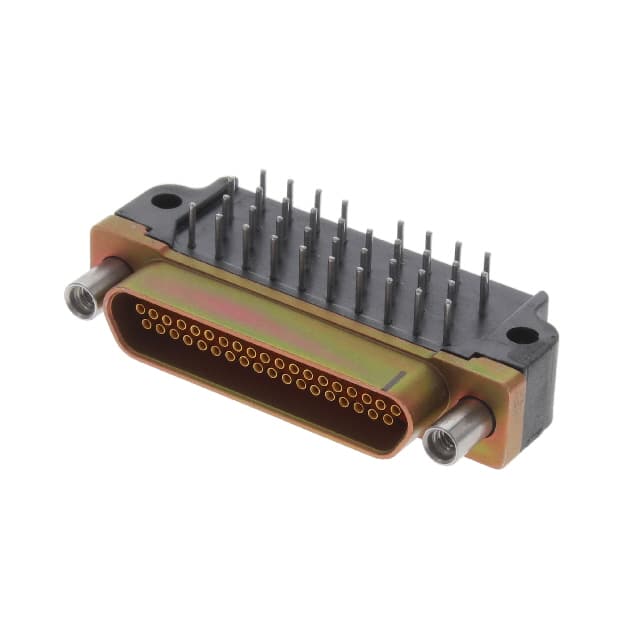 M83513/13-F01CP 37 POS RCPT RED. 90 PCB CD PLTD