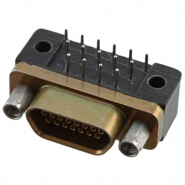 MDM-15SCBRP CONN MICRO-D RCPT 15POS R/A SLDR