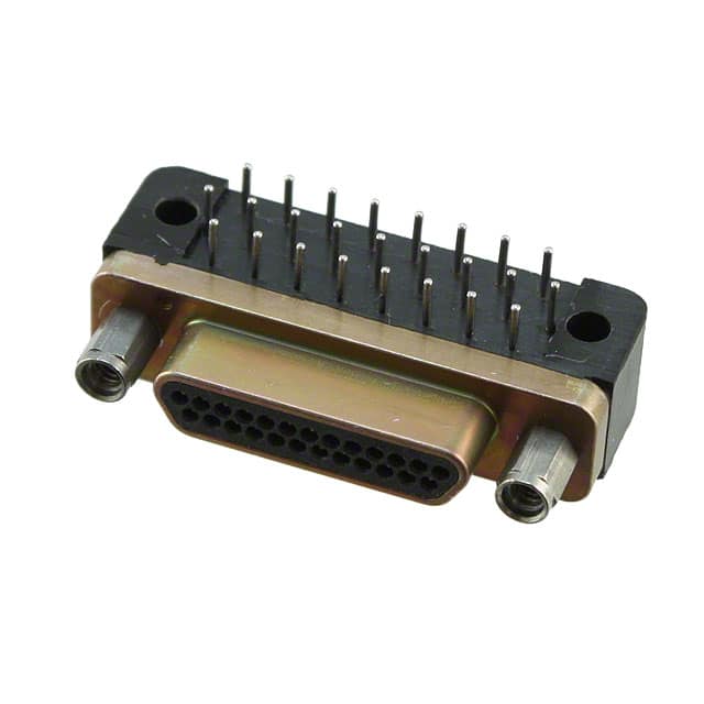 MDM-25PCBRP CONN MICRO-D PLUG 25POS R/A SLDR