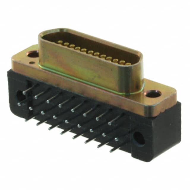 MDM-25SCBR CONN MICRO-D RCPT 25POS R/A SLDR
