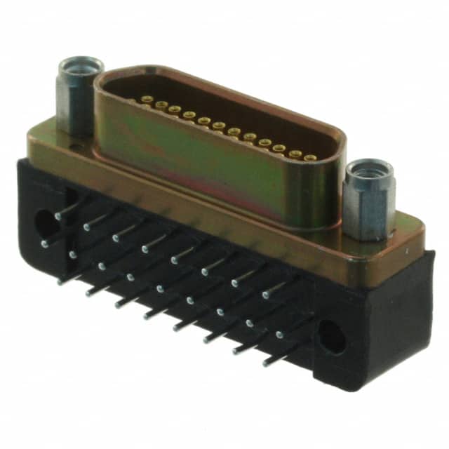 MDM-25SCBRP CONN MICRO-D RCPT 25POS R/A SLDR