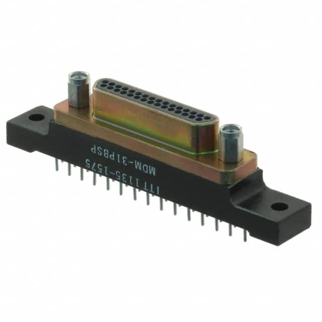 MDM-31PBSP CONN MICRO-D PLUG 31POS PNL MNT