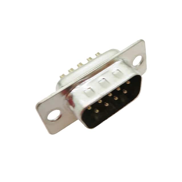 DE09-PD CONN D-SUB PLUG 9POS SLDR CUP