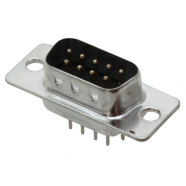 A-DS 09 PP/Z CONN D-SUB PLUG 9POS VERT SLDR