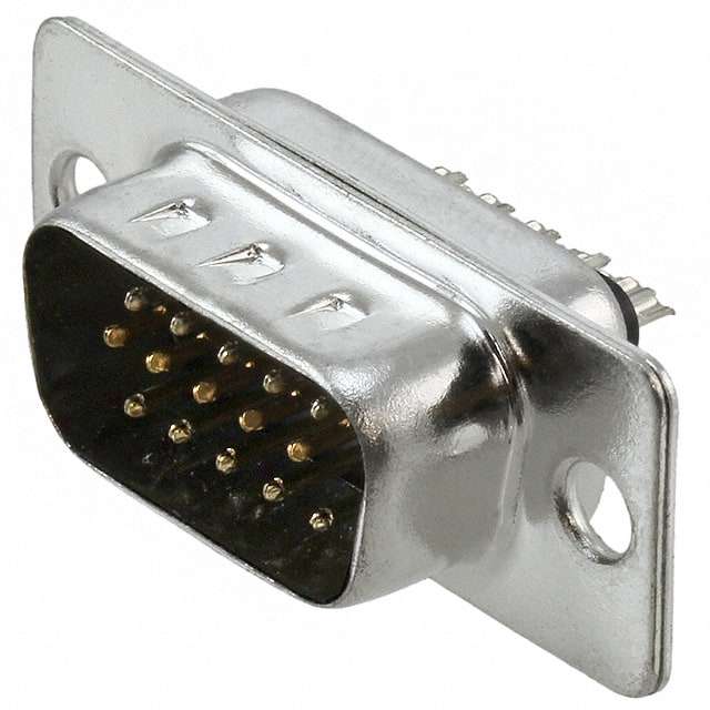 A-HDS 15 LL/Z CONN D-SUB HD PLUG 15P SLDR CUP