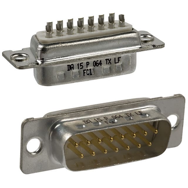 DA15P064TXLF CONN D-SUB PLUG 15POS SLDR CUP