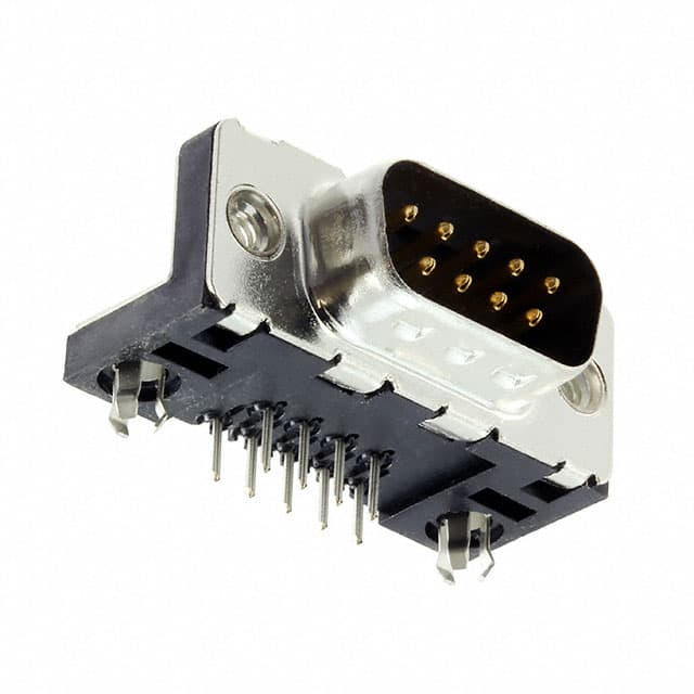 LD09P33E4GX00LF CONN D-SUB PLUG 9POS R/A SLDR