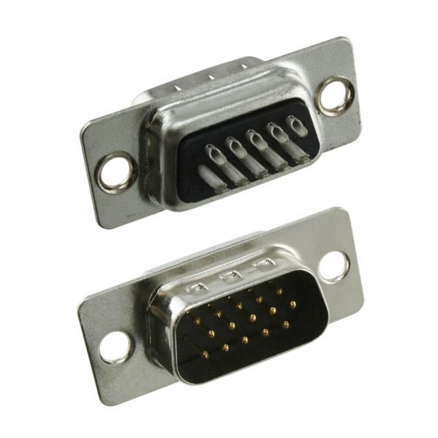 10090769-P154ALF CONN D-SUB HD PLUG 15P SLDR CUP