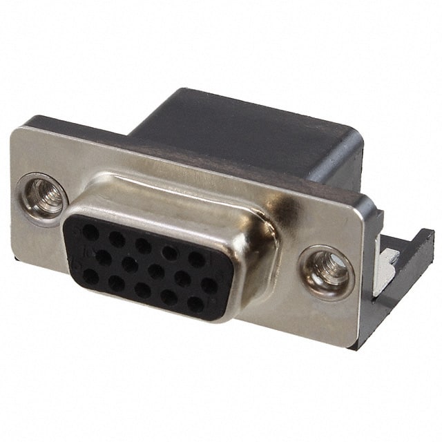 A-HDF15A-KG-TAXB CONN D-SUB HD RCPT 15P R/A SLDR