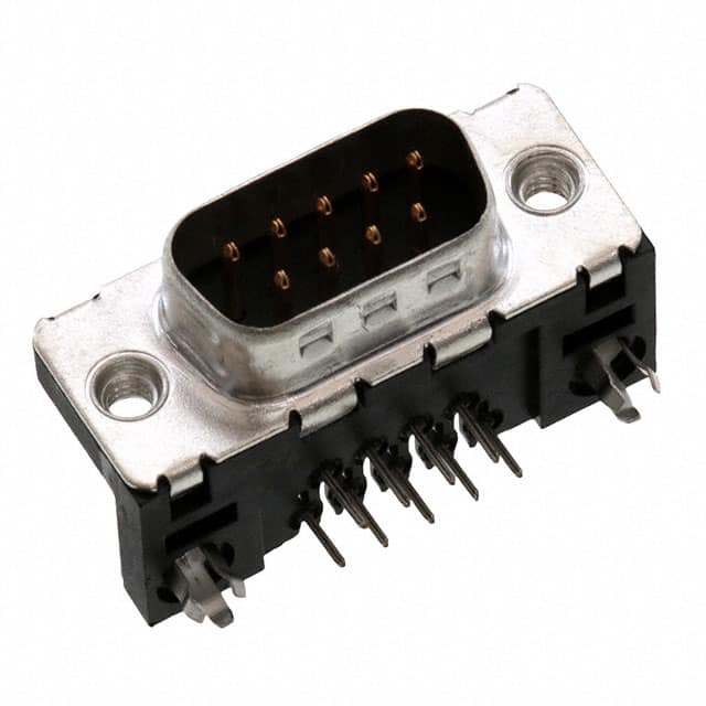 ID09P33E4GX00LF CONN D-SUB PLUG 9POS R/A SLDR