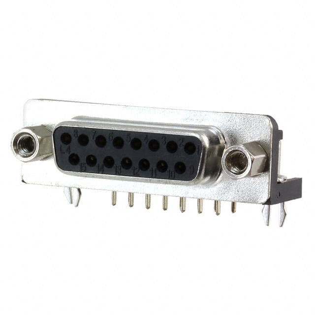 A-DF 15 A/KG-T2S CONN D-SUB RCPT 15POS R/A SLDR