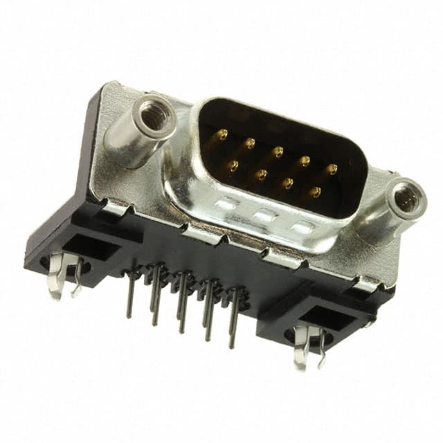 LD09P13A4GV00LF CONN D-SUB PLUG 9POS R/A SLDR
