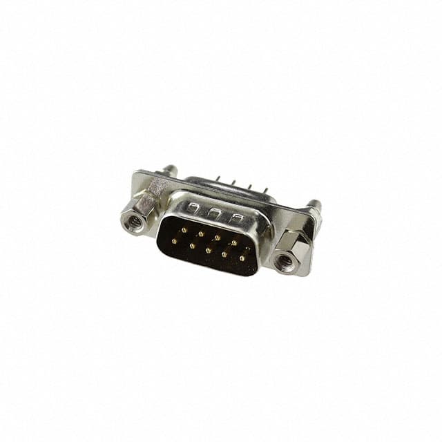 DE09-PT-1-BL-JS CONN D-SUB PLUG 9POS VERT SLDR