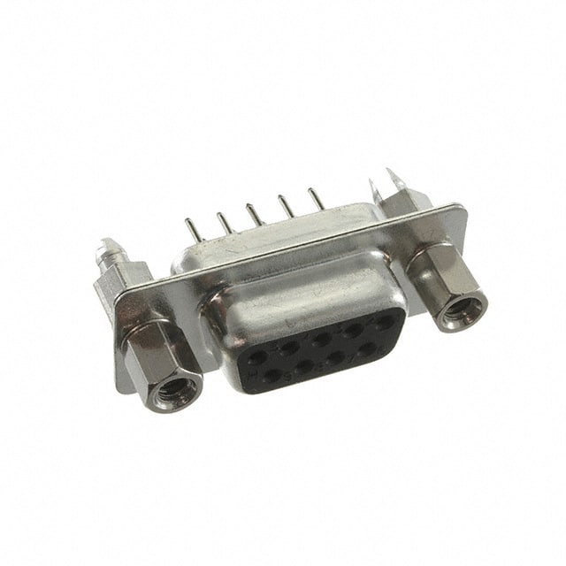 DE09-ST-1-BL-JS CONN D-SUB RCPT 9POS VERT SLDR