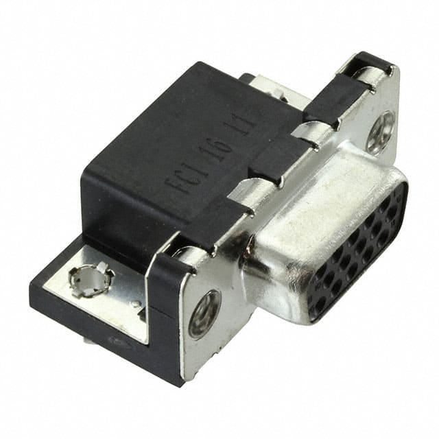 ICD15S13E4GX00LF CONN D-SUB HD RCPT 15P R/A SLDR