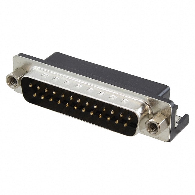 A-DS 25 A/KG-T2S CONN D-SUB PLUG 25POS R/A SLDR