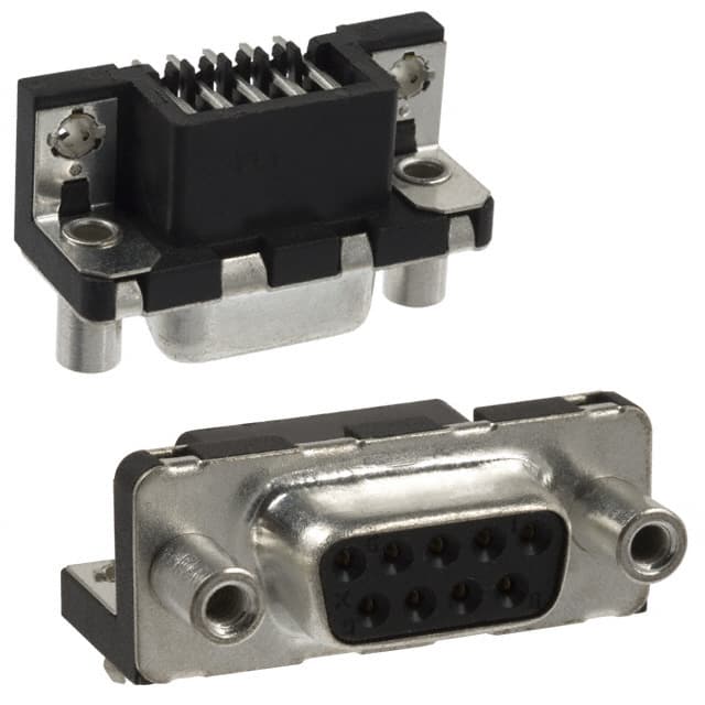 D09S33E4GV00LF CONN D-SUB RCPT 9POS R/A SLDR