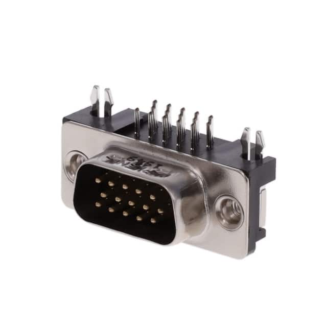 L717HDE15PD4CH4R CONN D-SUB HD PLUG 15P R/A SLDR