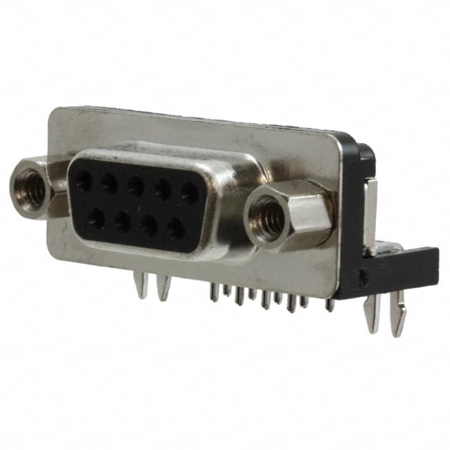 DLS1XS5AK40X CONN D-SUB RCPT 9POS R/A SLDR