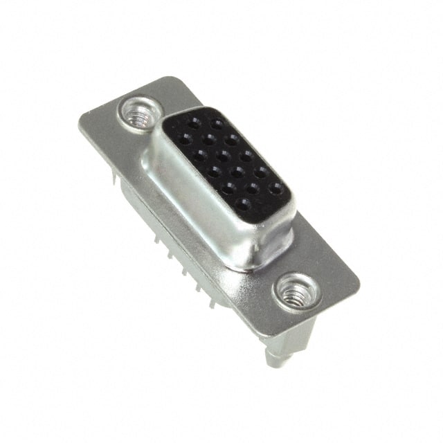 L77HDEH15SOL2RM5C309 CONN D-SUB HD RCPT 15P VERT SLDR