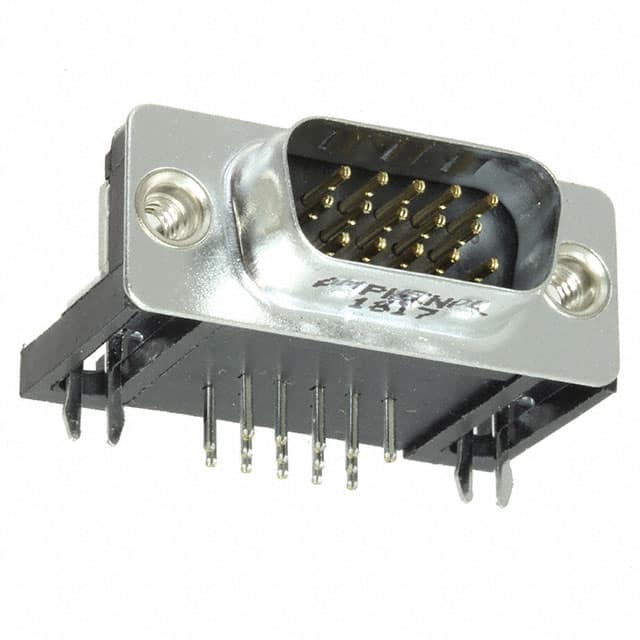 L717HDE15PD1CH4R CONN D-SUB HD PLUG 15P R/A SLDR