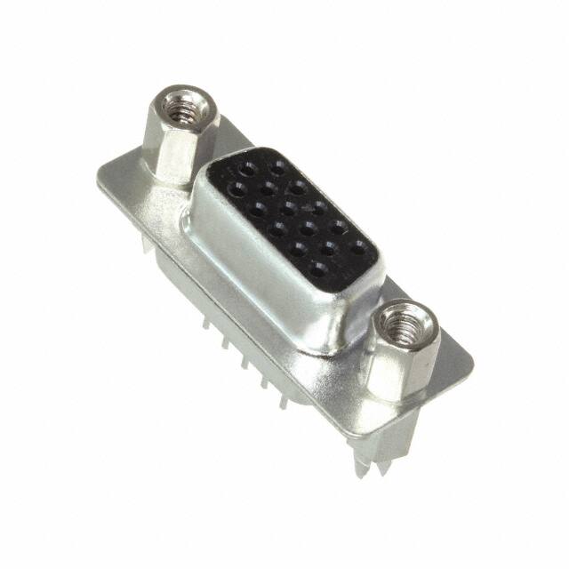 L77HDEH15SOL2RM8 CONN D-SUB HD RCPT 15P VERT SLDR