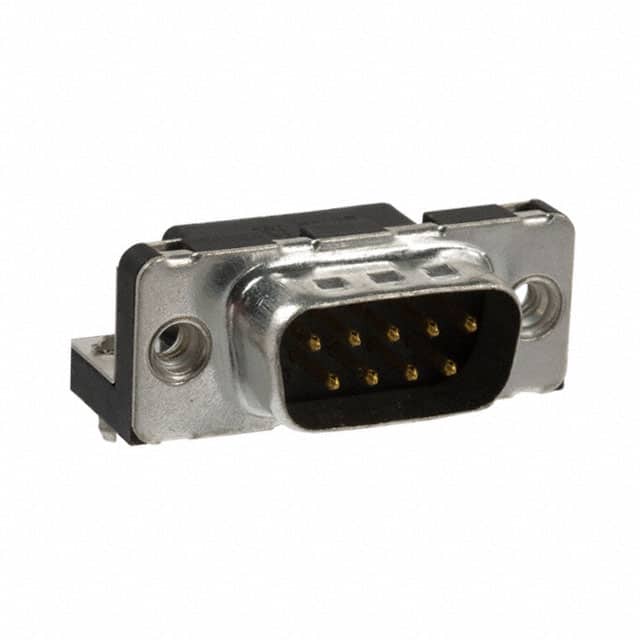 D09P13A4GX00LF CONN D-SUB PLUG 9POS R/A SLDR