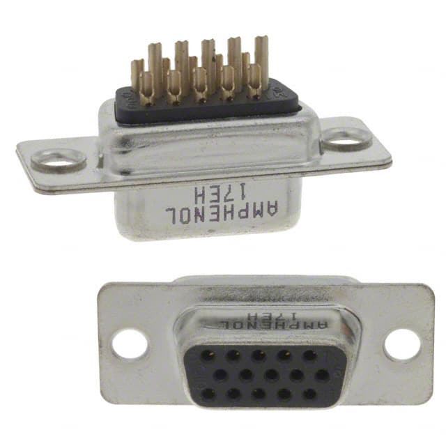 17EHD-015-S-AA-0-00 CONN D-SUB HD RCPT 15P SLDR CUP