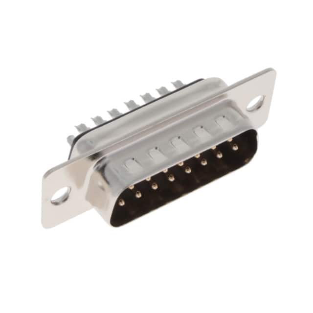 K85X-AA-15P CONN DSUB PLUG 15P VERT SLDR CUP