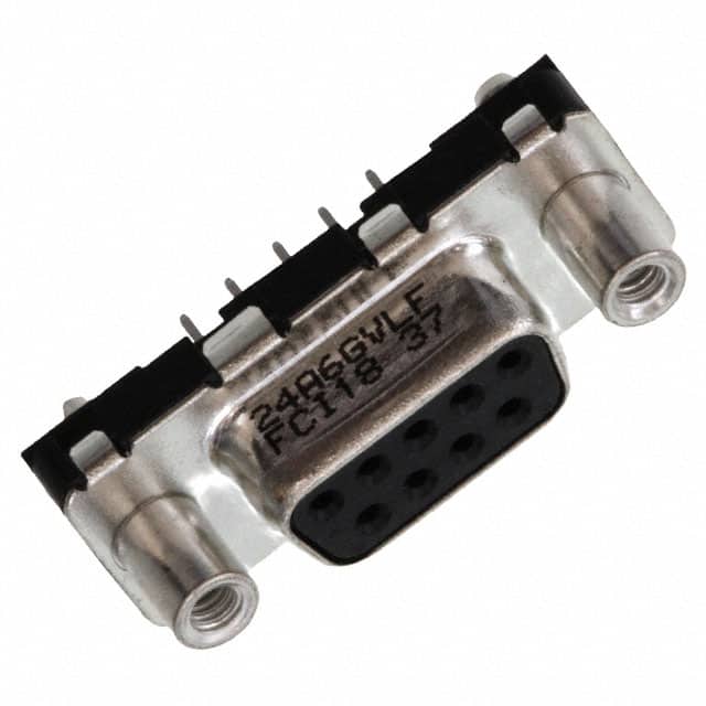 D09S24A6GV00LF CONN D-SUB RCPT 9POS VERT SLDR