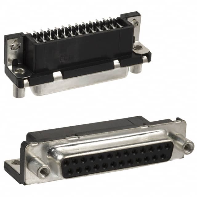 D25S33E4GV00LF CONN D-SUB RCPT 25POS R/A SLDR