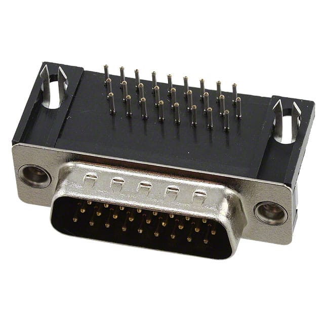 10090926-P264XLF CONN D-SUB HD PLUG 26P R/A SLDR