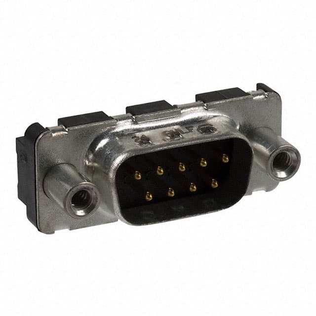 D09P24B6GV00LF CONN D-SUB PLUG 9POS VERT SLDR