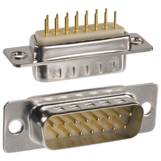 172-E15-113R001 CONN D-SUB PLUG 15P PNL MNT SLDR