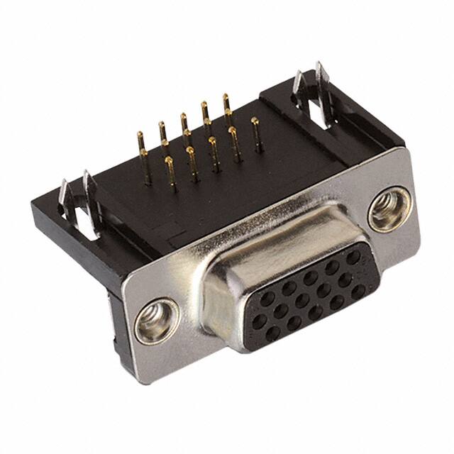 618015325223 CONN D-SUB HD RCPT 15P R/A SLDR
