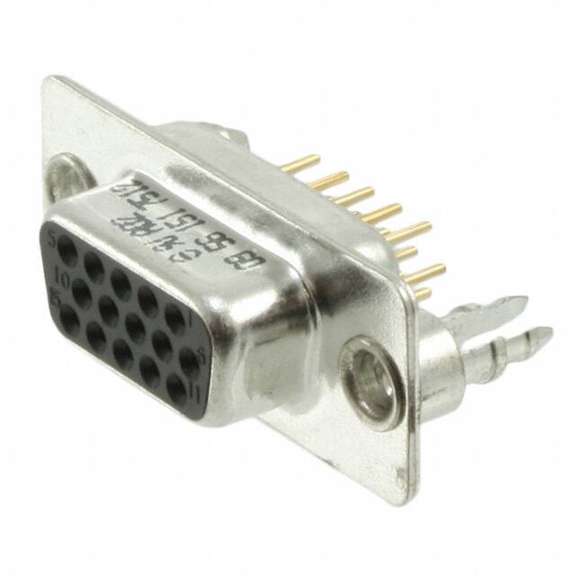 09561517512 CONN D-SUB HD RCPT 15P VERT SLDR