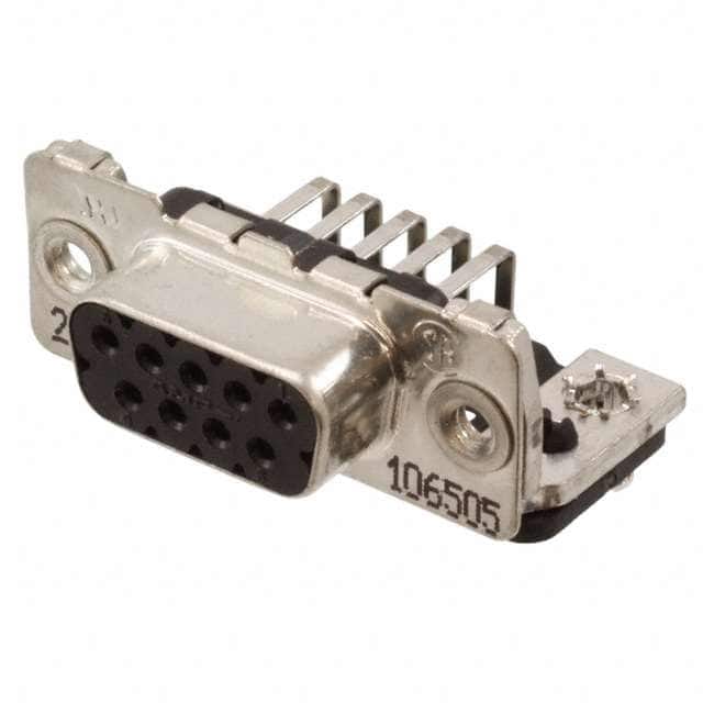 1-106505-2 CONN D-SUB RCPT 9POS R/A SLDR