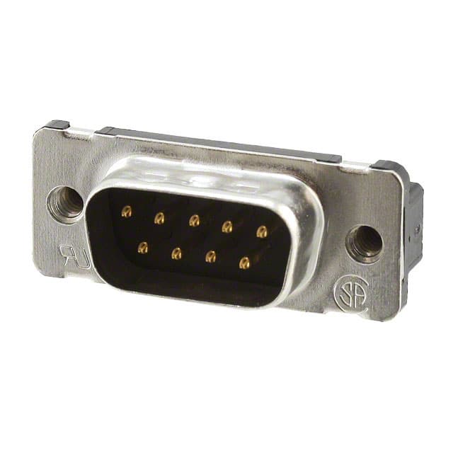 2-748003-0 CONN D-SUB PLUG 9POS VERT SLDR